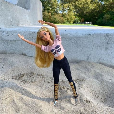 Stretching Is Just So Important Barbie Barbiestyle Barbieworld Barbiedoll Dollcollector