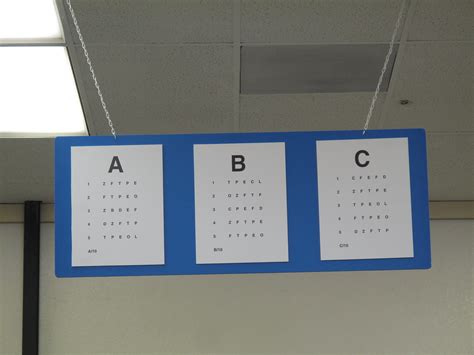 Dmv Eye Charts 105365 The Same Eye Chart Is Hanging Up Flickr