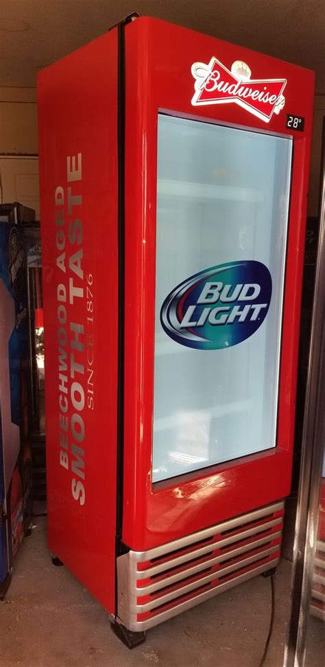 Rare Budweiser Mancave Fridge Refrigerator Wtv Screen For Sale In