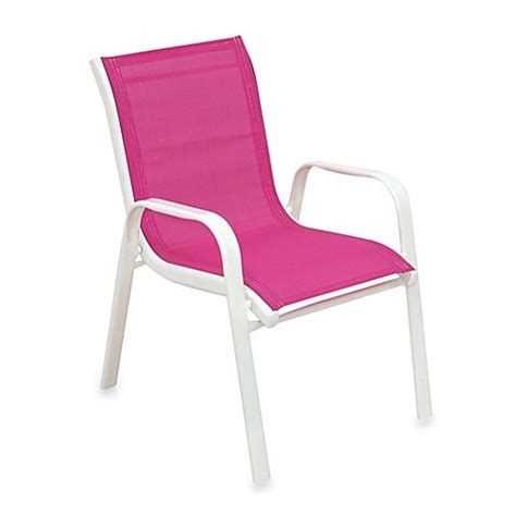 The kids are beyond ready to light this thing up and toast some mallows! Kids Stacking Patio Chair - Bed Bath & Beyond
