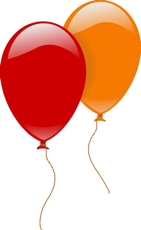 Clipart Two Ballons