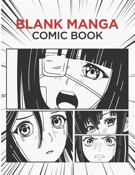 Buy Blank Manga Comic Book Create Your Own Manga And Anime Comics 85x
