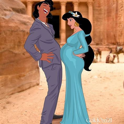 Princess Jasmine And Aladdin Artist Transforms Disney Princesses Into