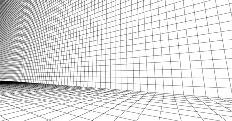 Premium Vector Perspective Grid Floor Tile Detailed Lines On White