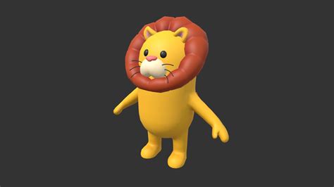 Rigged Lion Character Buy Royalty Free 3d Model By Bariacg 40e5835