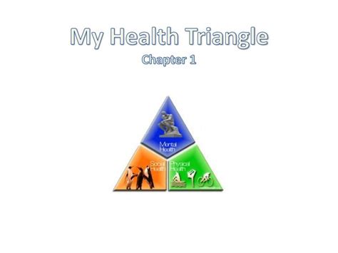 Ppt My Health Triangle Chapter 1 Powerpoint Presentation Free