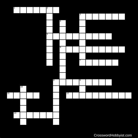 Work Safety Crossword Puzzle