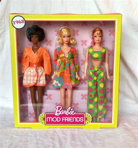 Limited Edition Mod Friends Barbie Doll Set 1986 Reproduction