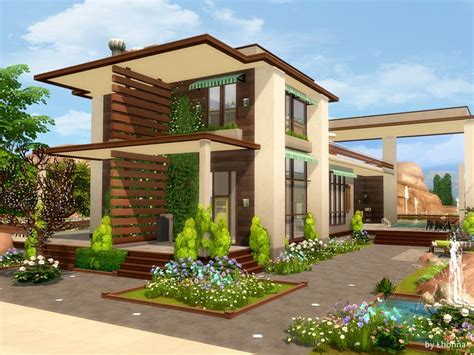 Lhonnas New Nature Sims House Sims House Design Sims 4 Houses