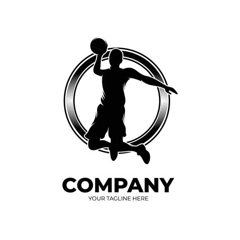 Baloncesto Jugador Logo Diseño Plantillas 21786339 Vector En Vecteezy
