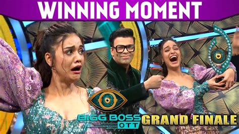 Bigg Boss Ott Grand Finale Divya Agarwal Winning Moments Wins Trophy 25 Lakh Inr And Ticket To