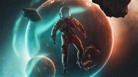 2560x1440 Astronaut Falling From Space To Earth 1440p Resolution Hd 4k