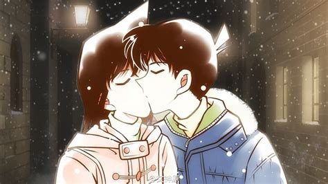 Ran Shinichi Kiss Ran And Shinichi Kudo Shinichi Kiss Photo Detective Conan Wallpapers