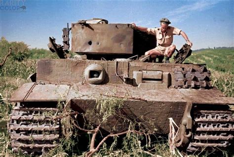 The First German Tiger Tank To Be Knocked Out By New Zealand M 4