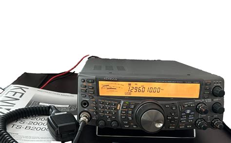 Used Kenwood Ts 2000x Hfvhfuhf All Mode Transceiver With Manual And Microphone Ebay
