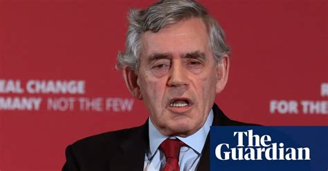 Uk At Risk Of Becoming Failed State Says Gordon Brown Politics The