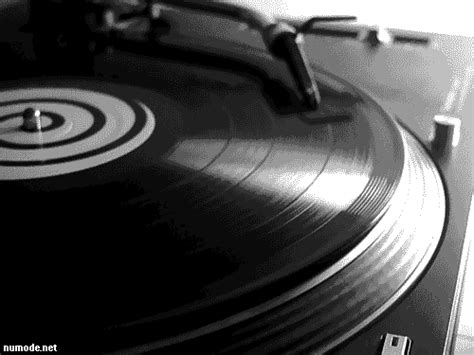 Vinyl Record With A Spinning Spiral Label S