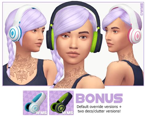 Headphones Simblreen 2017 Treat Wildlyminiaturesandwich Sims 4