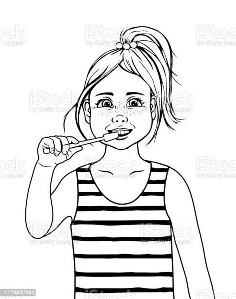 Coloring Page Outline Of Cartoon Cute Girl Coloring Book For Kids Daily