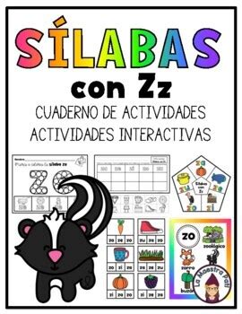 Silabas Con Z Za Ze Zi Zo Zu By La Maestra Pati Tpt