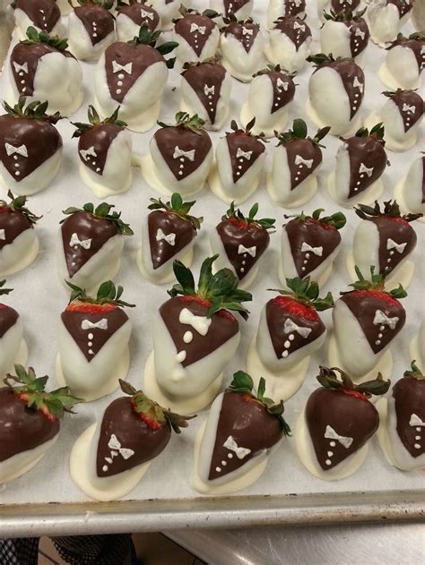 Tuxedo Chocolate Covered Strawberries Hand Dipped And Decorated By