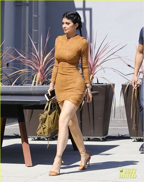 Kylie Jenner Flaunts Her Curves In Skin Tight Dress Photo