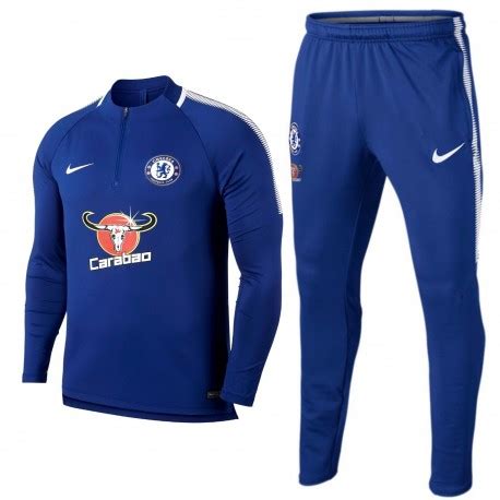 Der chelsea fc strike trainingsanzug feiert dein team mit einer jacke und einer passenden hose. Chelsea FC Tech Trainingsanzug 2017/18 blau - Nike ...