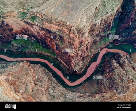 Aerial View Of Arizonas Little Colorado River Gorge Stock Photo Alamy