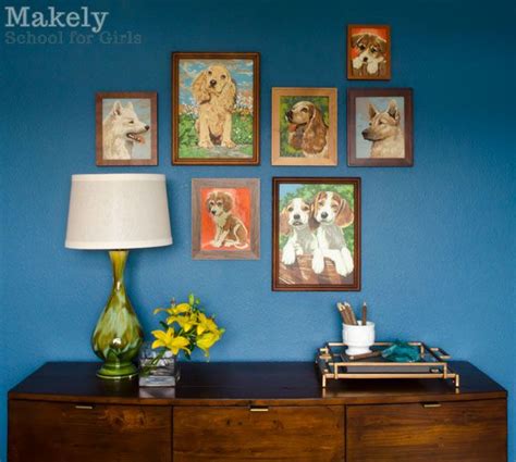 Mixed Frame Gallery Wall Makely School For Girls Wall Colors House