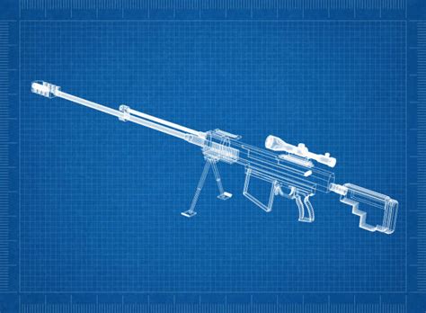 Assault Rifle Blueprint Stock Photos Pictures And Royalty Free Images