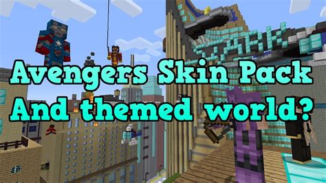 Minecraft Xbox Avengers Skin Pack All Skins So Far Themed World