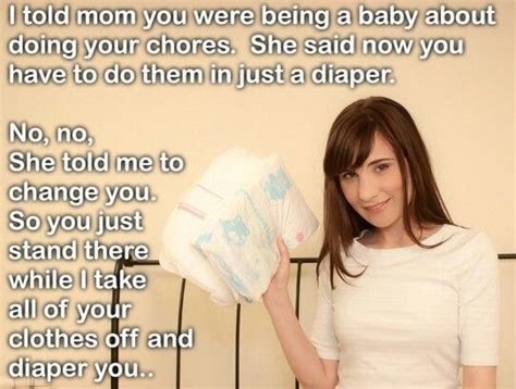 Diaper Girl Captions Baby Captions Sissy Captions Pampers Diapers