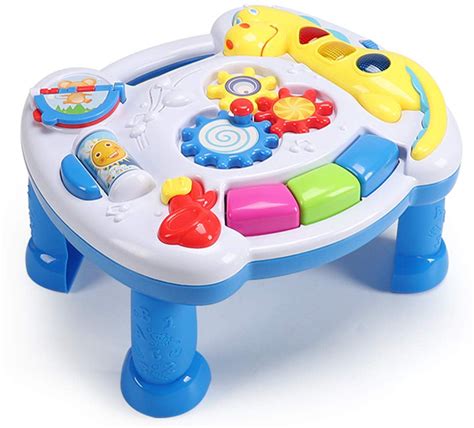 Ymdly Toys Musical Learning Table Activity Center Baby Toys Multiple