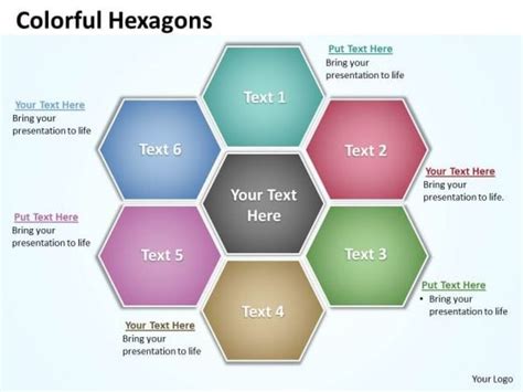 Ppt Hexagon Shapes Chart Presentation Powerpoint Tips Free Download