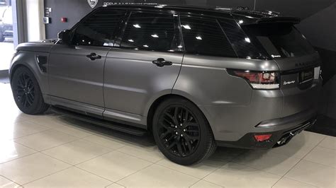 Range Rover Svr Grey Matt Wrap Wrapstyle