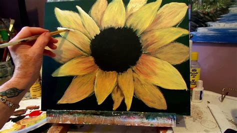 How To Paint Sunflowers Sunflower