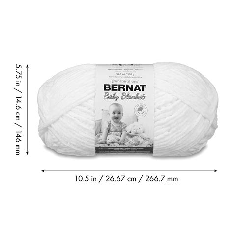 Bernat Baby Blanket Big Ball Yarn Pitter Patter