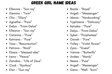 225 Dashing Greek Girl Names With Meanings 2023