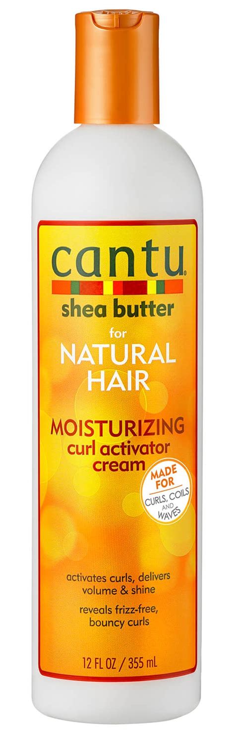 Leave curls frizz free & full of life. Cantu Shea Butter Moisturizing Curl Activator Cream ...