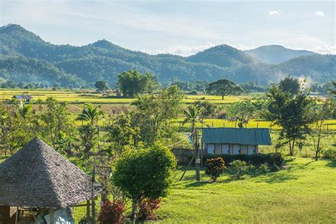 Natural View At Pai City Stock Photo Image Of Agriculture 172711246
