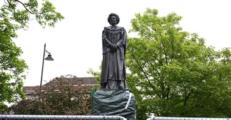 new margaret thatcher statue egged in her hometown