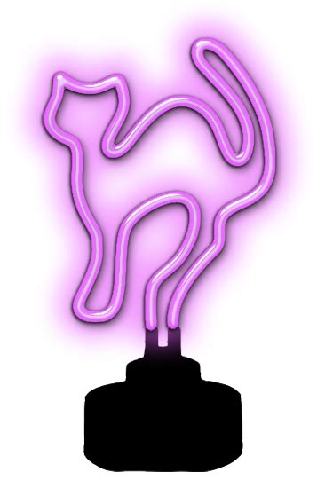 Purple Cat Neon Sculpture | NS-206 | Jantec Neon