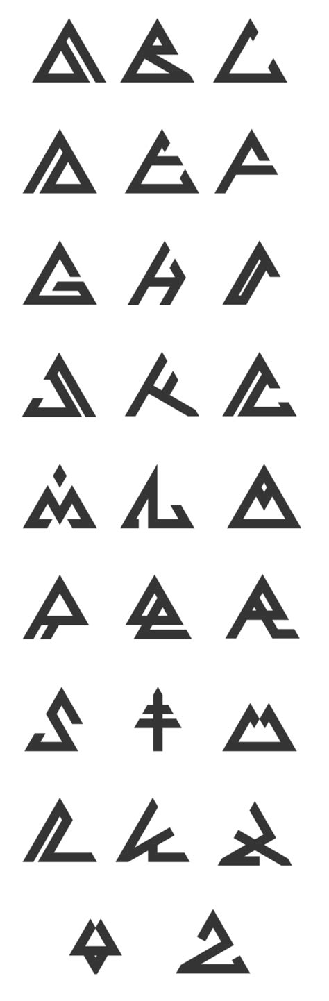 Alfabeto de tipografía, Letras para tatuajes, Diseños de letras