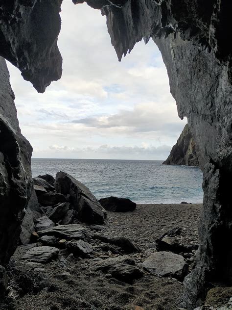 Cave Arch Sea Horizon Hd Phone Wallpaper Peakpx