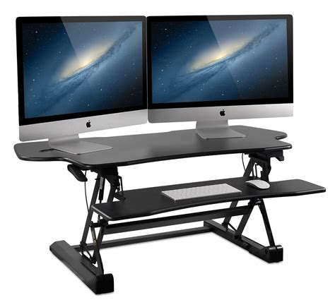 Mount It Extra Wide Height Adjustable Standing Desk Converter 48