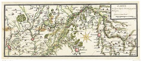 Drawn Map Of The French Lines In Brabant C 1705 Anonymous 1705