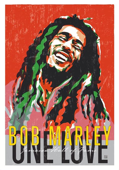 Bob Marley One Love Jamaica Hall Of Fame Poster 2012 Poster