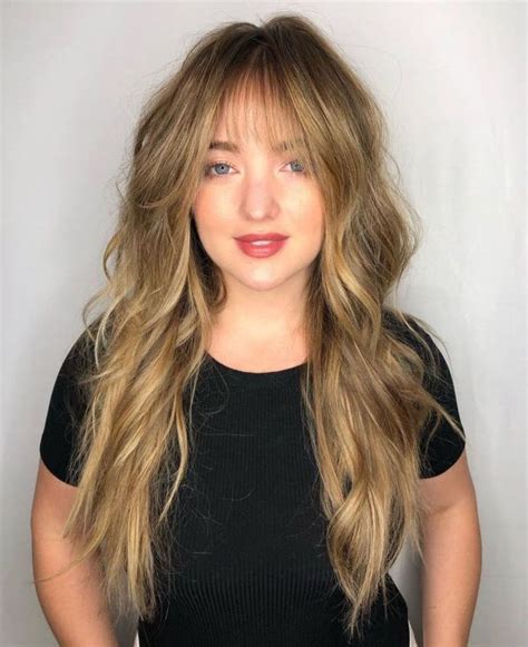 50 Prettiest Long Layered Haircuts With Bangs For 2021 Hair Adviser