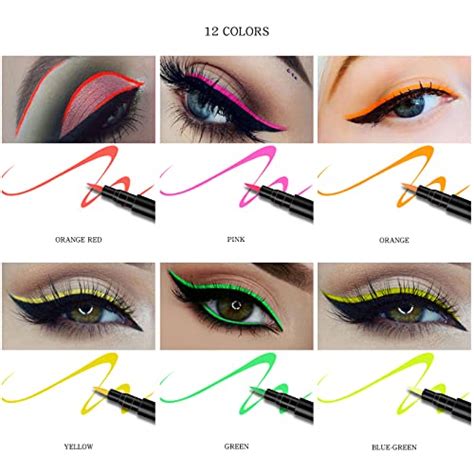 Ownest 12 Colors Liquid Eyeliner Set Matte Liquid Eyeliner Colorful