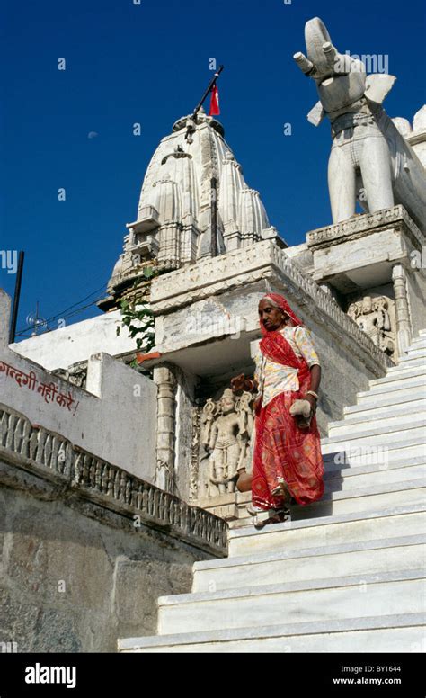 Jagdish Temple Jain Religion In Udaipur Rajasthan India Stock Photo
